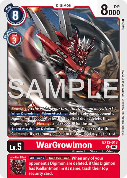 WarGrowlmon [EX13-013] [Chivalrous XIII]