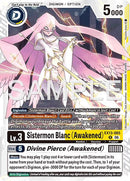 Sistermon Blanc [EX13-065] (Awakened) // Divine Pierce (Awakened) [Chivalrous XIII]