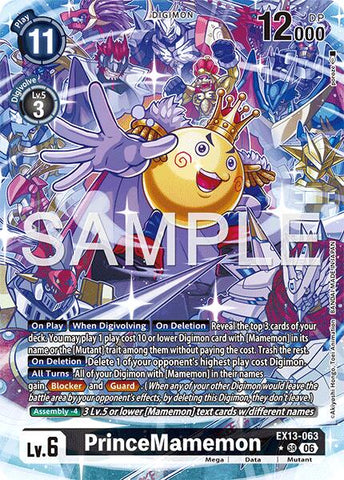 PrinceMamemon [EX13-063] (Alternate Art) [Chivalrous XIII]
