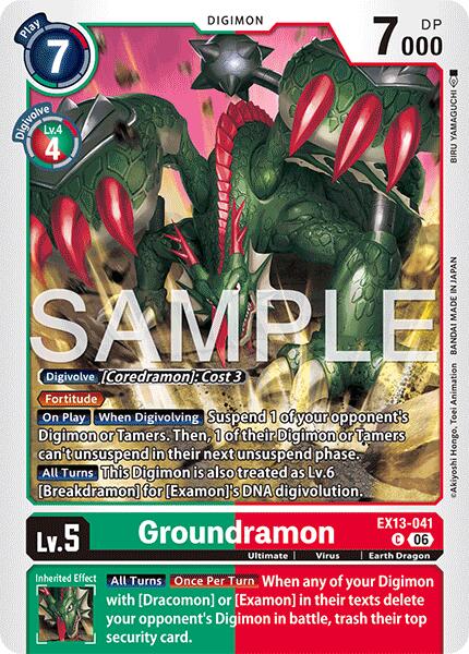 Groundramon [EX13-041] [Chivalrous XIII]