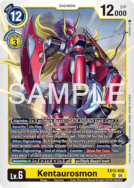 Kentaurosmon [EX13-036] [Chivalrous XIII]