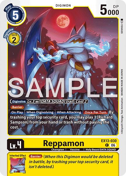 Reppamon [EX13-030] [Chivalrous XIII]