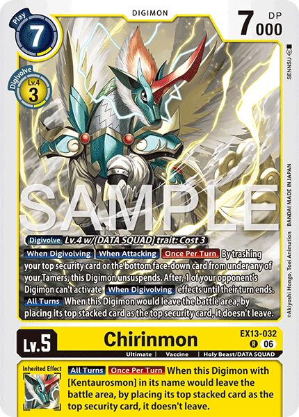 Chirinmon [EX13-032] [Chivalrous XIII]
