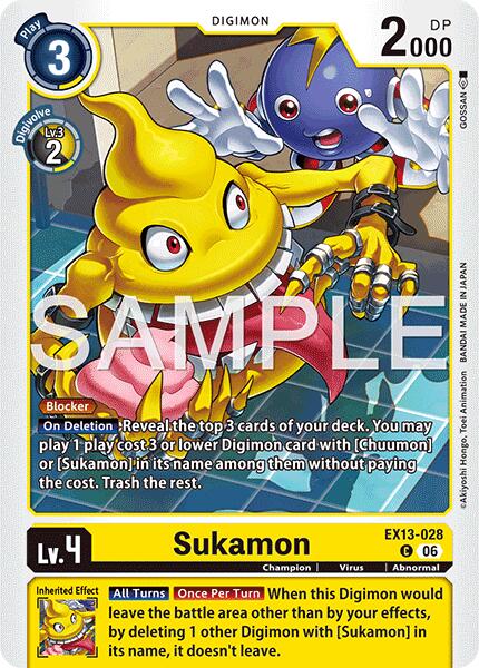 Sukamon [EX13-028] [Chivalrous XIII]