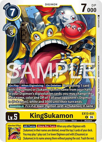 KingSukamon [EX13-031] [Chivalrous XIII]