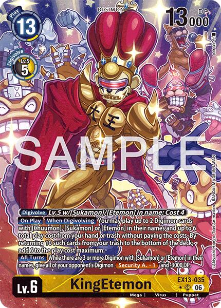 KingEtemon [EX13-035] (Alternate Art) [Chivalrous XIII]