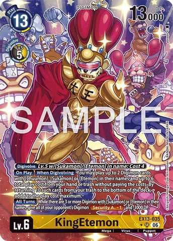 KingEtemon [EX13-035] (Alternate Art) [Chivalrous XIII]