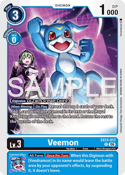 Veemon [EX13-017] [Chivalrous XIII]