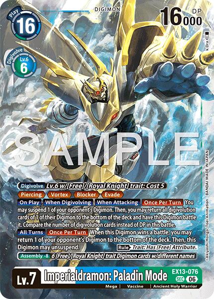 Imperialdramon: Paladin Mode [EX13-076] [Chivalrous XIII]