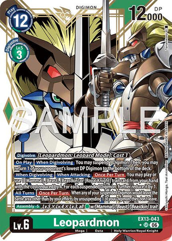 Leopardmon [EX13-043] (Alternate Art) [Chivalrous XIII]