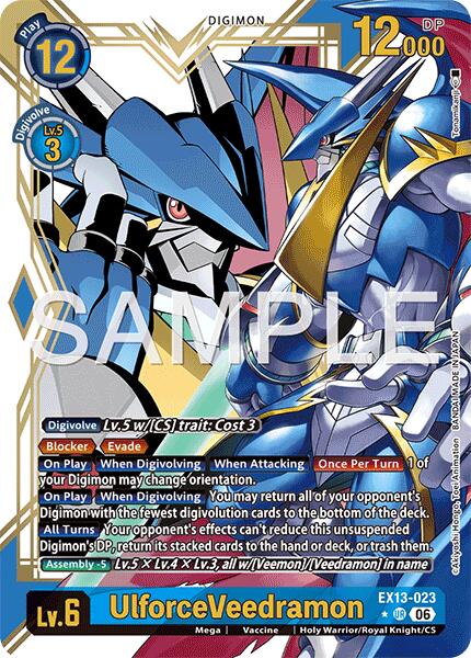 UlforceVeedramon [EX13-023] (Alternate Art) [Chivalrous XIII]
