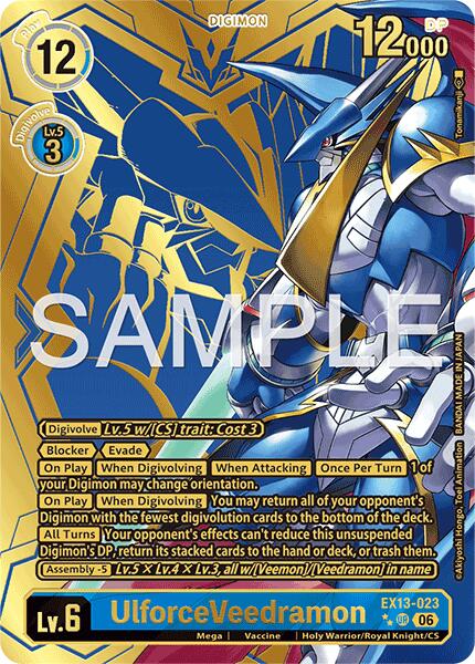 UlforceVeedramon [EX13-023] (Rare Pull) [Chivalrous XIII]