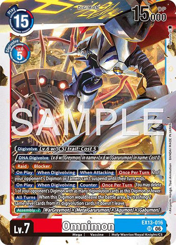 Omnimon [EX13-016] [Chivalrous XIII]
