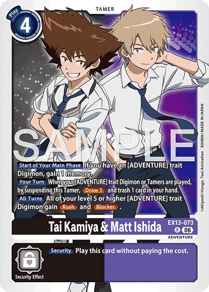 Tai Kamiya & Matt Ishida [EX13-073] [Chivalrous XIII]