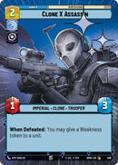 Clone X Assassin (569) (Hyperspace Foil) (569) [Homeworlds]