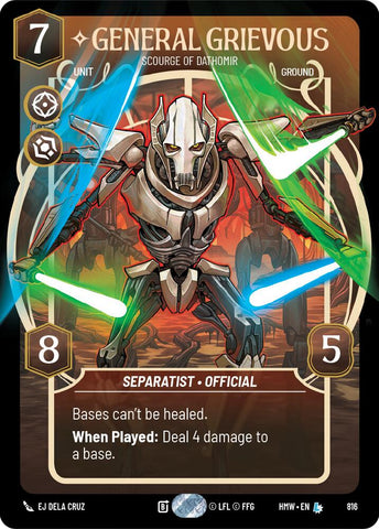 General Grievous - Scourge of Dathomir (816) (Prestige) (816) [Homeworlds]