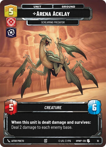 Arena Acklay - Screaming Predator (10) (10) [Homeworlds: Weekly Play]