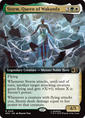 Storm, Queen of Wakanda (Extended Art) [Marvel Super Heroes Commander]