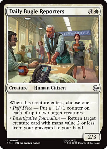 Daily Bugle Reporters [Marvel's Spider-Man]