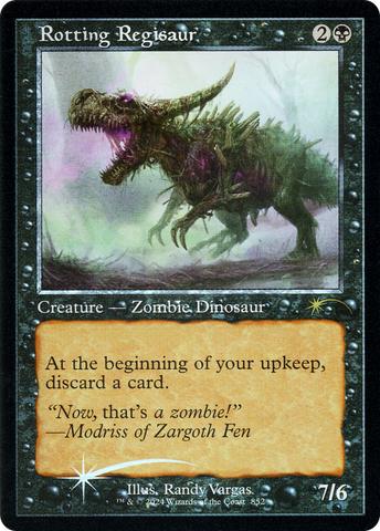 Rotting Regisaur (Retro Frame) [Secret Lair Drop Series]