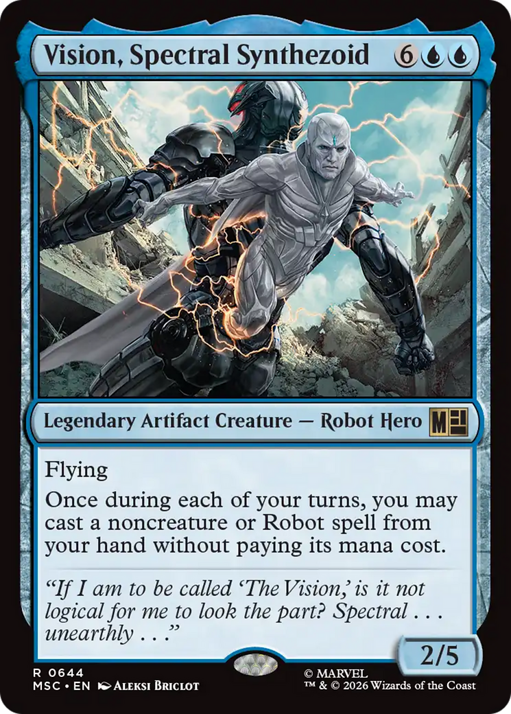 Vision, Spectral Synthezoid [Marvel Super Heroes Commander]