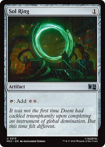 Sol Ring (0213) (Surge Foil) [Marvel Super Heroes Commander]