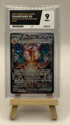 Charizard EX 223/197 (Grade 9 Mint Ace Grading #189010) Obsidian Flames