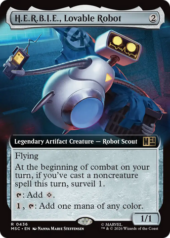 H.E.R.B.I.E., Lovable Robot (Extended Art) [Marvel Super Heroes Commander]
