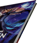 Book cover with an animated character design on a white background