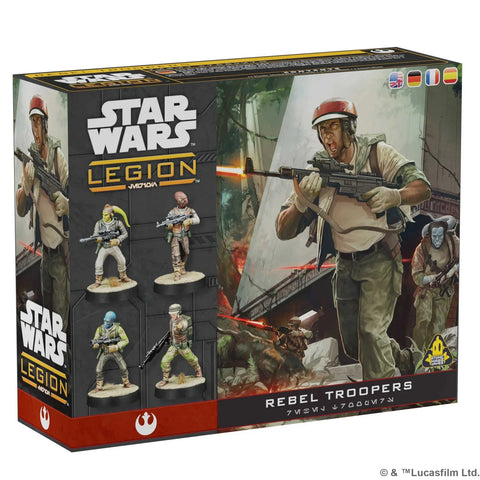 Star Wars Legion Rebel Troopers toy figure set packaging
