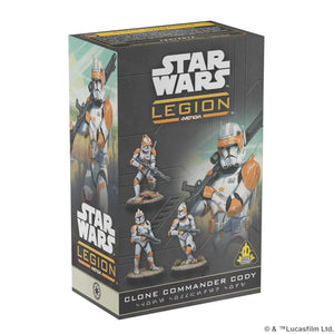 Star Wars Legion Clone Commander Cody miniature box set packaging