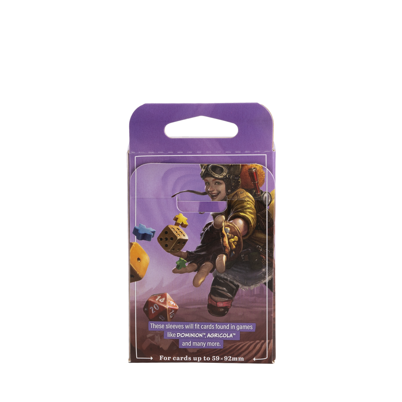 Dragon Shield European Standard board game sleeves 100 pack packaging.