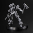 Mechanical figure on a black background