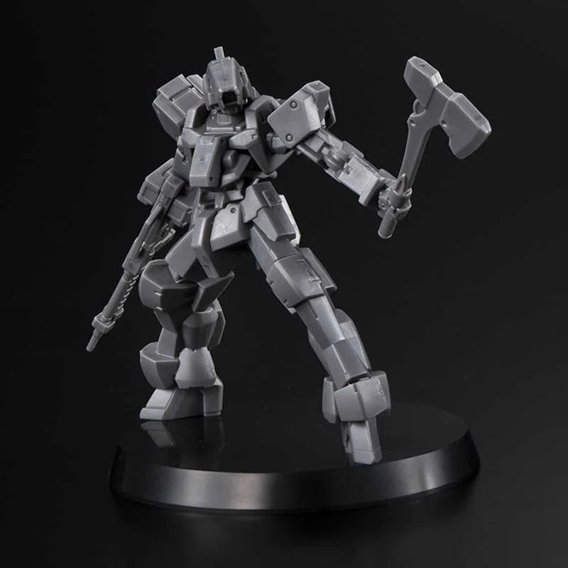 Mechanical figure on a black background