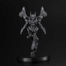 Mechanical figure on a black background