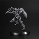 Mechanical figure on a black background