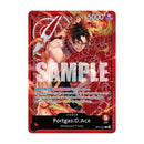 One Piece Card Game Set Sail Deck Set SD-01 box featuring Luffy and Ace.