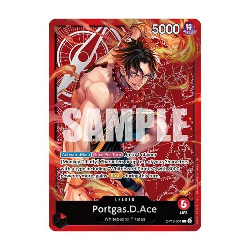 One Piece Card Game Set Sail Deck Set SD-01 box featuring Luffy and Ace.