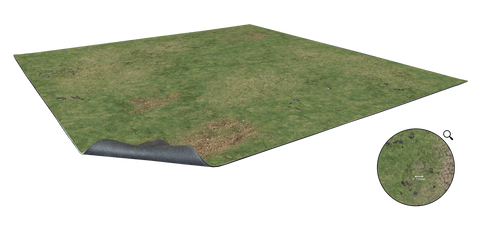Grassy Fields Mat 2' x 2' - with Grid