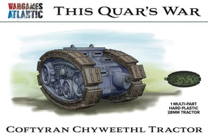 Coftyran Chyweethl Tractor model from Wargames Atlantic on a white background