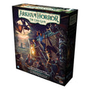 Arkham Horror The Card Game box with characters on a rooftop at night.