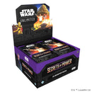 Star Wars trading card game booster pack with 'Secrets of Power' theme on a white background.
