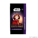 Star Wars Unlimited Secrets of Power booster pack on a white background