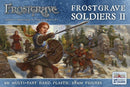 Frostgrave Soldiers II box set for fantasy wargames with characters in a snowy landscape.
