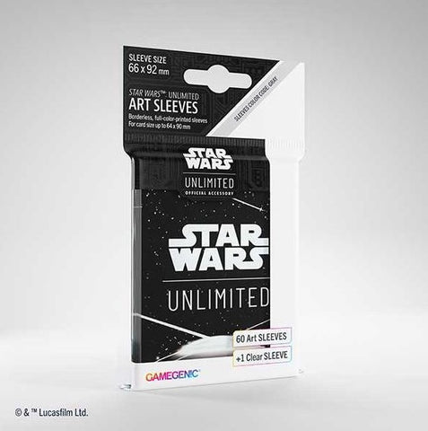 Star Wars: Unlimited Art Sleeves - Card Back White - Gamegenic