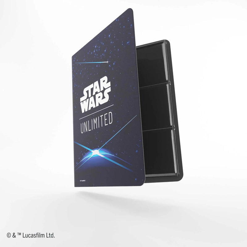 Star Wars themed card holder with 'Star Wars Unlimited' text on a white background