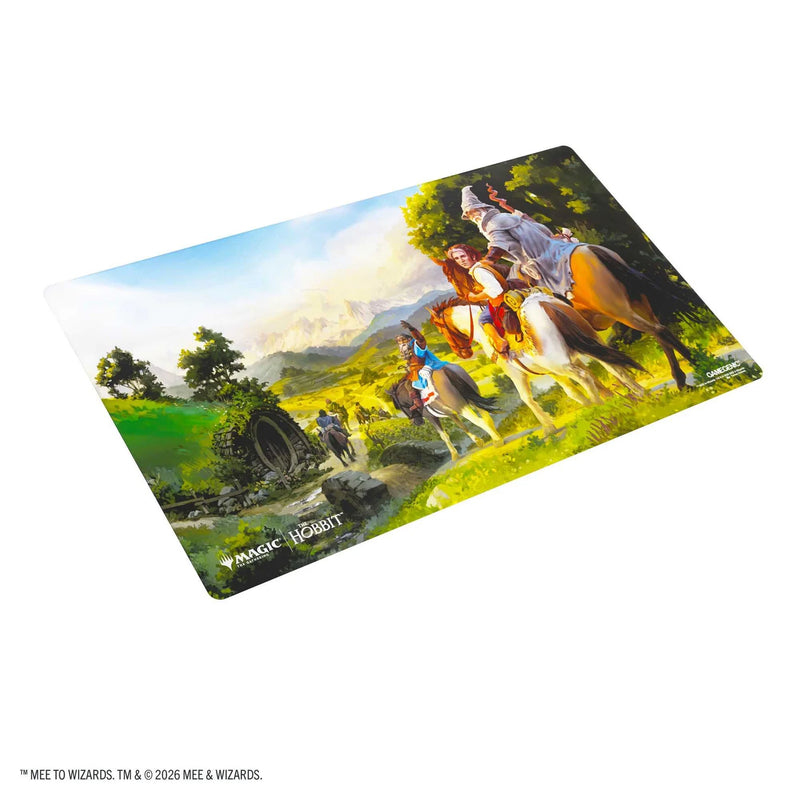 Gamegenic Magic: The Gathering The Hobbit Leaving Hobbiton Prime Playmat featuring Middle-earth artwork.
