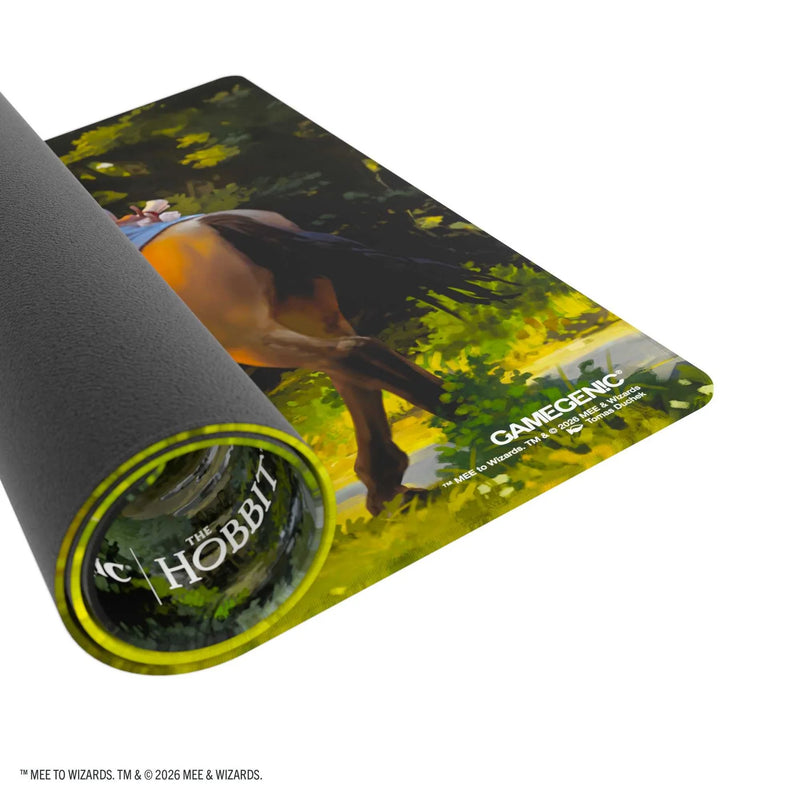 Gamegenic Magic: The Gathering The Hobbit Leaving Hobbiton Prime Playmat featuring Middle-earth artwork.