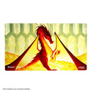 Gamegenic Magic: The Gathering The Hobbit Smaug the Golden Shiny Playmat featuring Smaug artwork.