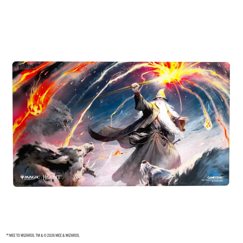 Gamegenic Magic: The Gathering The Hobbit Gandalf, Shadow’s Foe Shiny Playmat featuring Gandalf artwork.